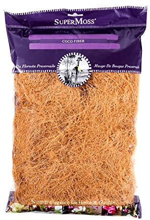 SuperMoss (23271 Kokosfaser für Drahtkörbe, getrocknet, 8 Unzen
