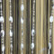 Tangpan Rideau de porte perles 100 x 200 cm, boutons transparents, décoration, séparateur de pièce, rideau de fenêtre, moustiquaire, Tissu, noir, 100 x 200 cm