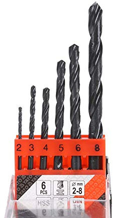 TWIST DRILL BIT SET 6PCS