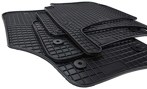 kfz-premiumteile24 Gummimatten Kompatibel mit Touareg (7L) Cayenne (9PA) Baujahr 2002-2010 Fußmatten Allwetter Automatten Premium Qualität 100% Passgenau 4-teilig