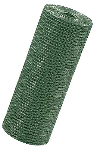 Wurko - Malla Electrosoldada 19 x 19 mm 100 cm Altura Plastificada, Rollo 25 Metros
