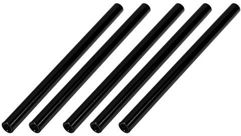 Sourcingmap 5Pcs M3 x 80mm Round Aluminum Column Alloy Standoff Spacer Stud Fastener for Quadcopter Black