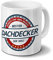 printplanet Tasse mit Beruf Dachdecker - Motiv Berufe - Kaffeebecher, Mug, Becher, Kaffeetasse - Farbe Weiß