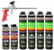 Isolbau Bauschaum-Set - Inkl. 4 x 1K Montageschaum B2 Pistolenschaum mit hervorragender Schall und Wärmedämmung (je 750 ml), 2 x PU-Schaum-Reiniger (500 ml) & 1 x Schaumpistole, Dämmen