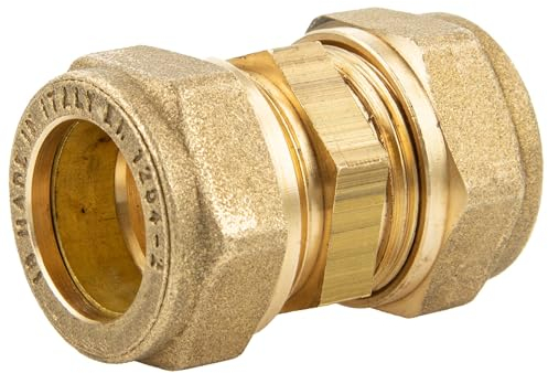 MS-Klemmringverbinder, Gerade Verschraubung 12 x 12 mm, für Trinkwasser gemäß DVGW W 534 geprüft und zugelassen, für Kupfer - und Präzisionsstahlrohre