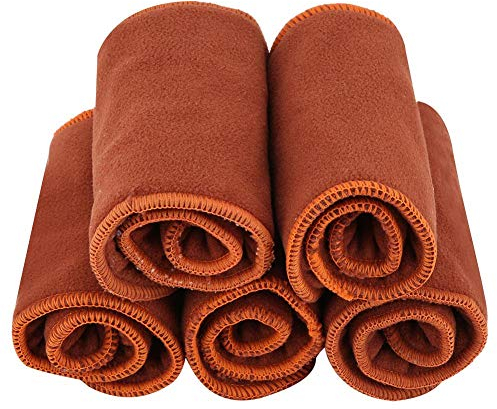 5 Stücke Baby Windel Liner Weiche Waschbar Stoffwindel 4 Schichten Wiederverwendbare Bambus Insert Liner Windel Pad für Kinder