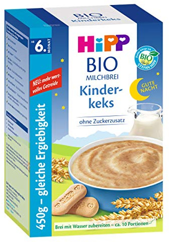 Bouillie Bonne-Nuit Hipp Biscuits pour enfants à partir de 6 mois, 450g, 2 pcs (2 x 450g)