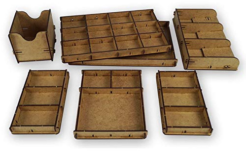 docsmagic.de Organizer Insert for Betrayal at House on The Hill 2nd + Widow Walk Box - Einsatz