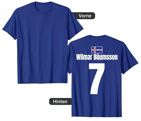 Isländische Namen Fußball Island Sauf Trikot Mallorca T-Shirt