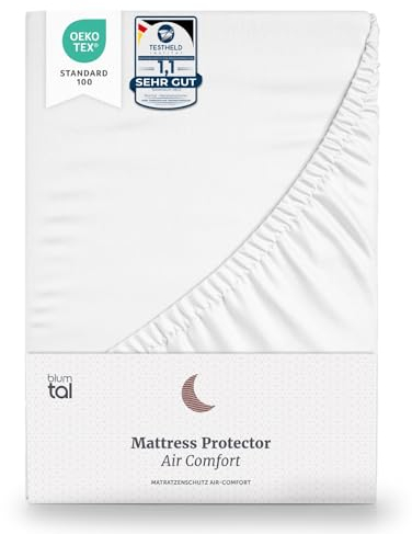 Blumtal® Matratzenschoner 60x120 cm - Matratzenschutz wasserdicht - OEKO-TEX zertifizierter Matratzenschoner wasserdicht - knisterfreier Schoner Matratze - atmungsaktiver Matratzenschutzbezug 60x120cm