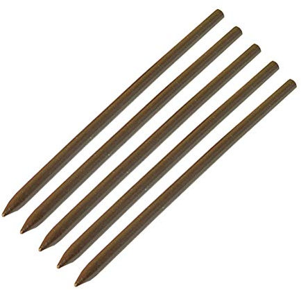 5pcs Wooden Hair Sticks for Long Hair Tapered Hair Chopsticks Plain Straight Hairpin Hair Accessory For Women Mixed Color(Dark Brown)
