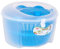 Escurridora centrifugadora de ensalada 4,5 litros con manivela color azul 14,5 x 24 x 24 cm