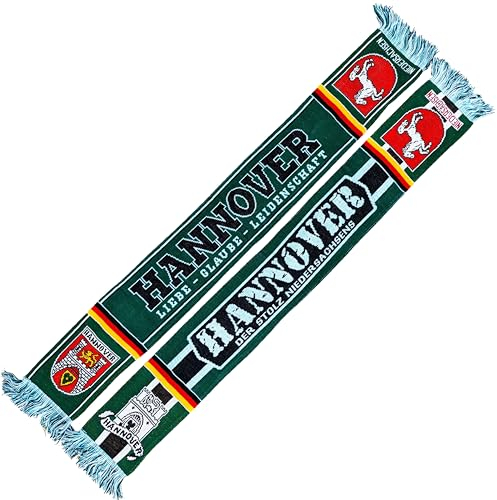 Hannover Fussballschal, Fanschal (Strickschal), LIEBE - GLAUBE - LEIDENSCHAFT