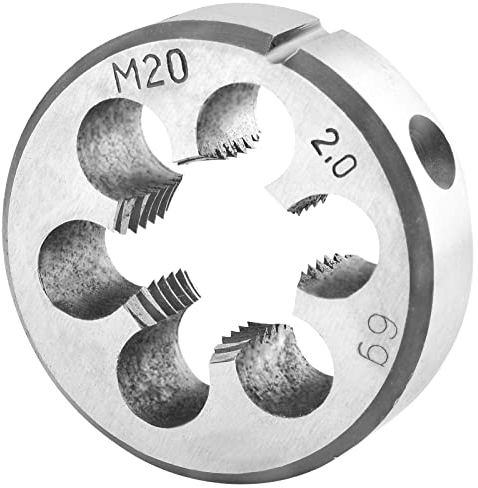 Burkit El roscado redondo métrico M20 x 2 muere el hilo, el hilo de la máquina M20 x 2,0 muere mano derecha