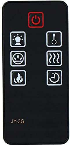 YING RAY Replacement for Ghp Pleasant Hearth Della Muskoka Electric Electric Fireplace Remote Control JY-3G