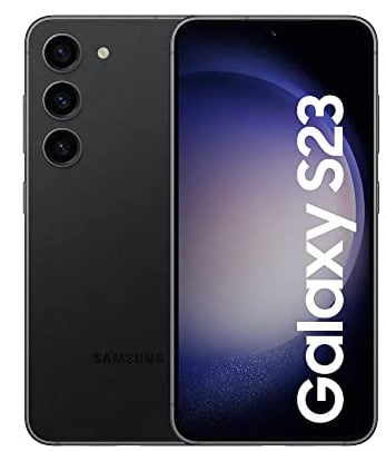 Samsung Galaxy S23 AI-Android-Smartphone, 128GB, 3.900mAh Akku, Smartphone ohne Vertrag Phantom Black inkl. 36 Monate Herstellergarantie [Exklusiv bei Amazon]