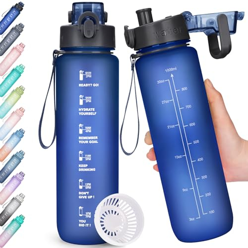 AOHAN Botellas de agua (Azul)