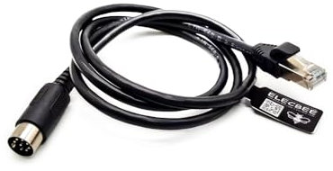 Elecbee Câble mâle RJ45 droit à 8 broches Din mâle 1M