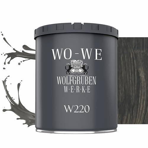 Dickschichtlasur 2in1 Holzlasur Holzschutzlasur außen und innen Fluss Eiche - 750ml