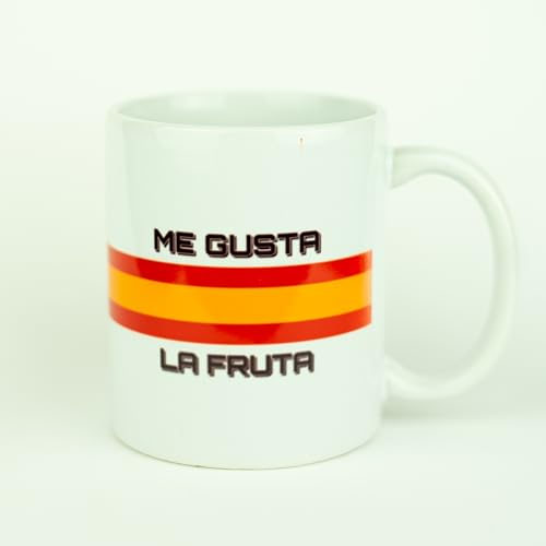 Luxury Desing Me gusta la fruta Sánchez Taza - Taza me gusta la fruta - España - Me gusta la fruta - Sanchez me gusta la fruta (Solo me gusta la fruta)