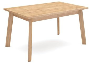 Skraut Home | Esszimmertisch | Küchentisch, Esstisch | 140 | Für 6 Gäste | Hölzerne Beine | Moderner Stil | Eiche