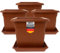2friends Pflanzkübel Eckig 28x28 Terracotta 4er Set - Robuster Blumentopf Groß für Draußen Idealer Topf für Tomatenpflanzen, Pflanztöpfe Eckig Kunststoff für Garten & Balkon