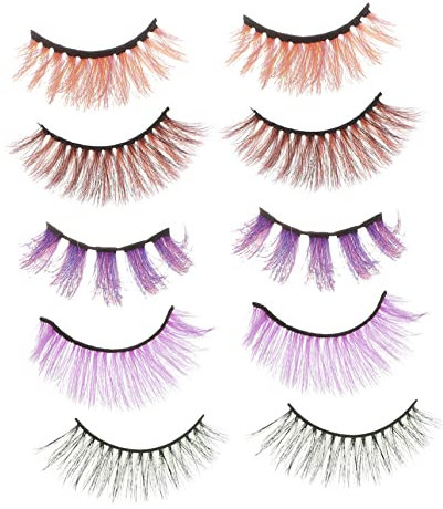 Ipetboom 20pares Pestañas Postizas Naturales Pestañas De Ojos Realistas y Reutilizables Para Maquillaje Diario y Eventos Especiales