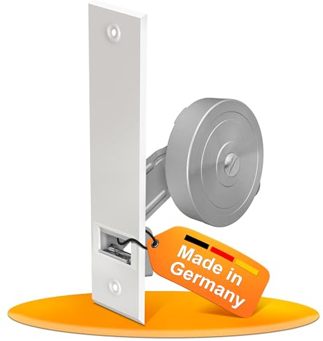 MEISTERBAU - Enrollador de persiana para persiana empotrada [fabricado en Alemania] - Enrollador de persiana enrollable con cubierta - enrollador para correa de persiana enrollable de 23 mm [sin