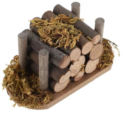 ifundom Bauen Sie Ihren Eigenen Miniaturgarten. Mini-brennholz- Miniatur-Spielzeug für Das Puppenhaus. Puppenhaus-kaminzubehör.
