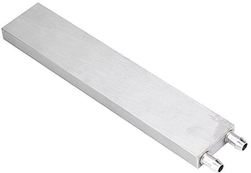 Water Cooling Block, Aluminum CPU Radiator Water Cooling Block, Liquid Water Cooler Heat Sink System for PC Computer CPU Graphics Radiator Heatsink Endothermic Head Silver