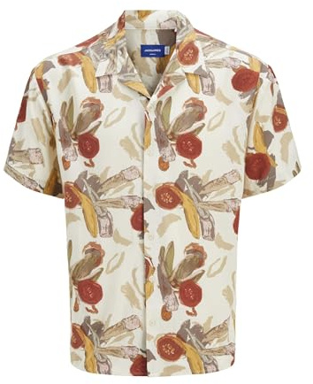 JACK & JONES Male Hawaii-Hemd Relaxed Fit Hawaii-Hemd