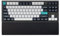 Keychron Silikon Handballenauflage Schwarz, Ergonomische Palm Rest für mechanische Tastatur Q3 / Q3 Max / V3