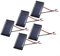 YUANGANG Lot de 5 panneaux solaires portables 5 V 60 mA - Mini cellule solaire à monter soi-même - Haute efficacité - Pour les applications de chargeur solaire DIY - 68 x 36 mm