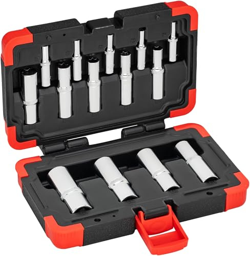 VIGOR Steckschlüsseleinsatz-Satz, V7014, 1/4″, 3/8″, 1/2″, E Profil