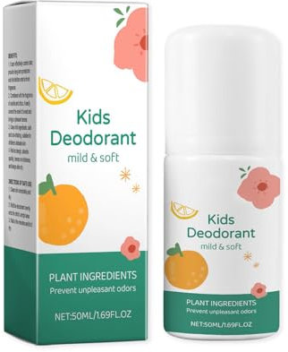 2PCS Natürliches Deodorant, Körperdeodorant,Haut schützen, Geschenkset für Kinder und Jugendliche,Trockene Haut Verhindern, Frischer und Angenehmer Natürlicher (1)