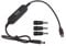 FackLOxc USB C Adjustable Voltage Cable 5V to 1.2V-12V with LED Display | Multi-Tip Connector (2.5mm/3.5mm/4.0mm/5.5mm) | Power Supply Cord for Toys, Games, Electronics & DIY Projects