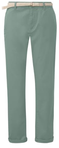 s.Oliver Chino mit geflochtenem Gürtel und Garment Dye