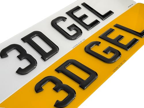 3D/4D Standard Plates for Cars, Vans, Trucks UK