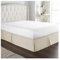 Cache-sommier plissé doux et infroissable de 38,1 cm de haut, blanc foncé, 180 x 200 x 35 cm – Décoration de lit élégante pour une chambre confortable et élégante