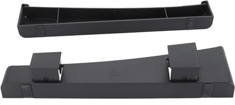 Cryfokt Horizontaler Ständer für Spielekonsolen für Slim-Konsolen, Wärmeableitung, Stabiler Basisständer für Slim Disc, Digital Editions, Schwarz, für Desktop-TV-Schränke, Raum, ABS-Material