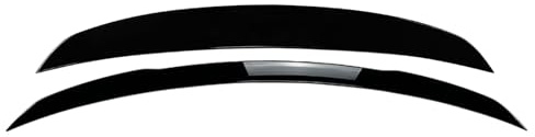 Hecktrunk + Heckspoiler Flügellippe für Mercedes-Benz CLA Klasse X118 CLA200 260 CLA35 CLA45 AMG 2019-2023 Glänzend Schwarz/Kohlefaser-Optik