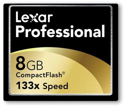 Lexar Professional 133X Carte mémoire Compact Flash 8 Go