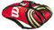 Wilson Badmintontasche BLX Tour Indoor Six, rot