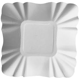 PAPSTAR 2.000 Schalen, Pappe pure eckig 9x9x3cm weiss
