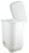 Home33 Accessories Small Plastic Tontarelli White Pedal Bin 8 Litre