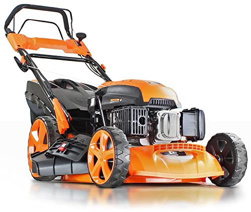 P1PE P5100SPE P1 Hyundai Powered 20 51cm Petrol Lawnmower, Self Propelled, Electric Start, 2 Year Warranty,Orange