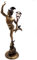 Hermes Flying Mercurio romano griego dios Estatua Escultura Figura de bronce acabado 14.75 ΄ ΄