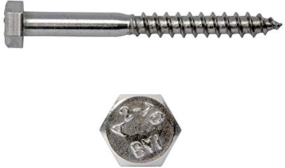 ARLI 25x Sechskantschrauben 10x100 mm DIN 571 Schrauben Stahl verzinkt Teilgewinde Holz Schraube SW17 Sechskantkopf Holzschrauben für Dübel & Konstruktionen