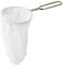 The Thika 5.3” Large Reusable Thai Tea Filter, Cone Shape, White, Muslin Cotton, Perfect for Large Batches, Traditional Thai Style, Coffee/Tea Filter, Strainer, Pour Over Coffee Dripper