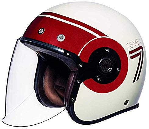 SMK Eldorado Seven Jethelm Weiß/Rot XL (61/62)
